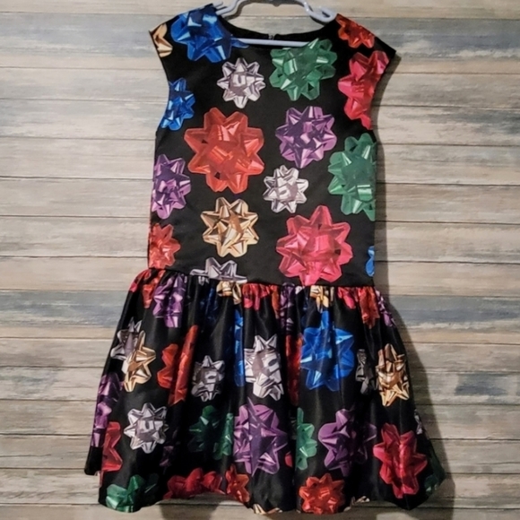 HALABALOO CHRISTMAS BOW DRESS - Picture 2 of 5